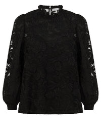 Glint Top Black