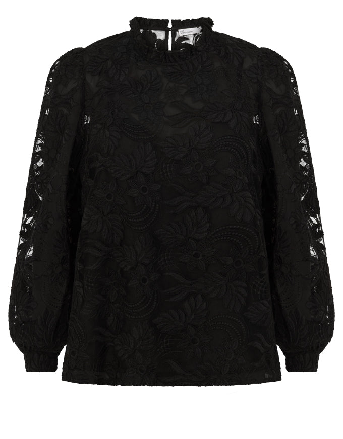 Glint Top Black