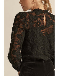 Glint Top Black