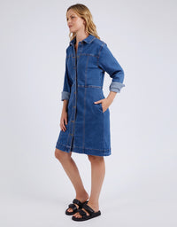 Gwen Long Sleeve Denim Dress