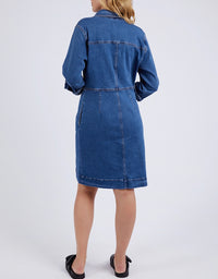 Gwen Long Sleeve Denim Dress