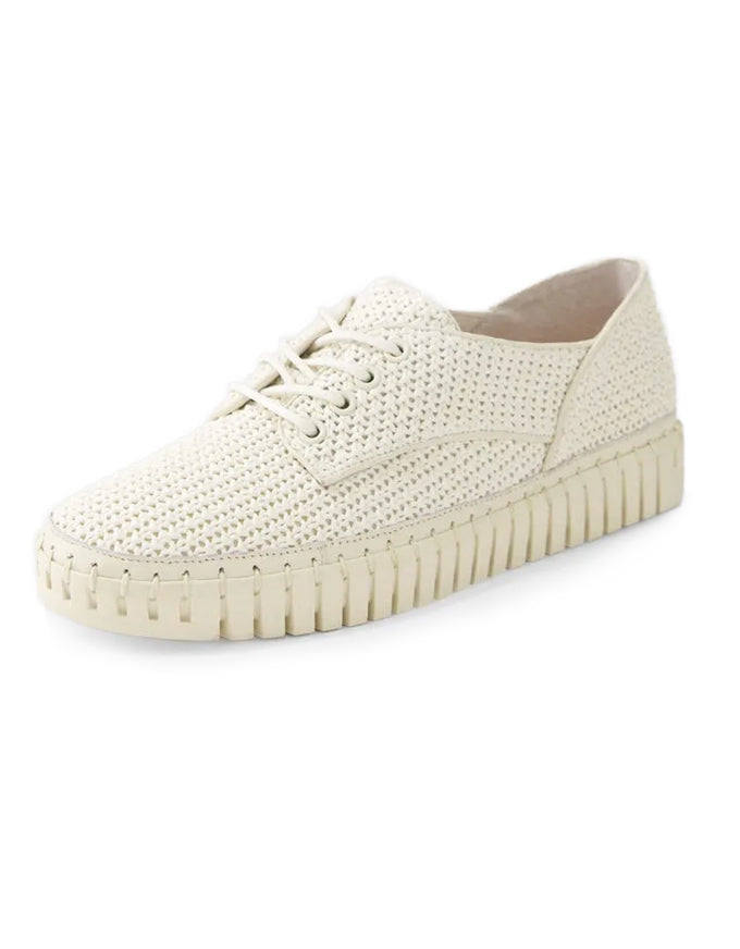 Hamburg Sneakers Nougat Raffia