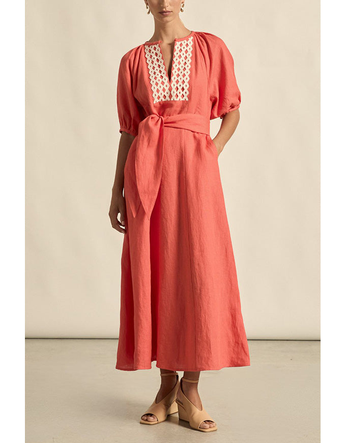 Harvest Dress - Melon