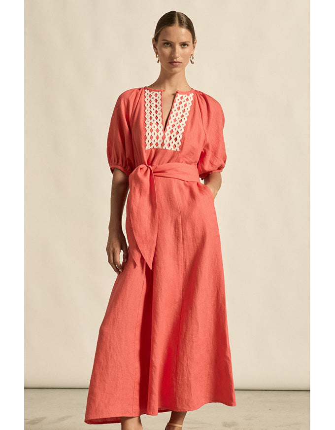 Harvest Dress - Melon