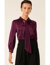 Hatchie Blouse Black Cherry