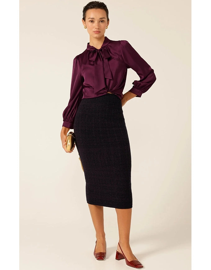Hatchie Blouse Black Cherry