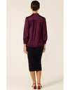 Hatchie Blouse Black Cherry