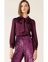 Hatchie Blouse Black Cherry