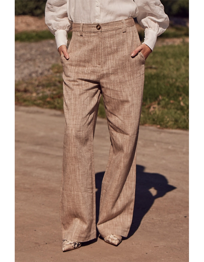 Herald Pant Caramel Cross-Dye