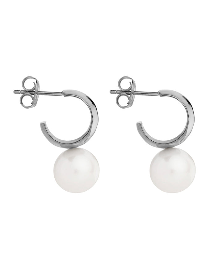 Idyll Pearl Stud Earring Silver