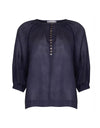 Imbue Top Indigo Ramie