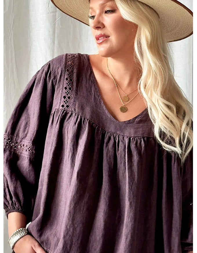 Ischia Blouse Grape
