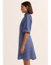 Jargon Dress Steel Linen