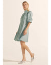 Jargon Dress Aquamarine Linen