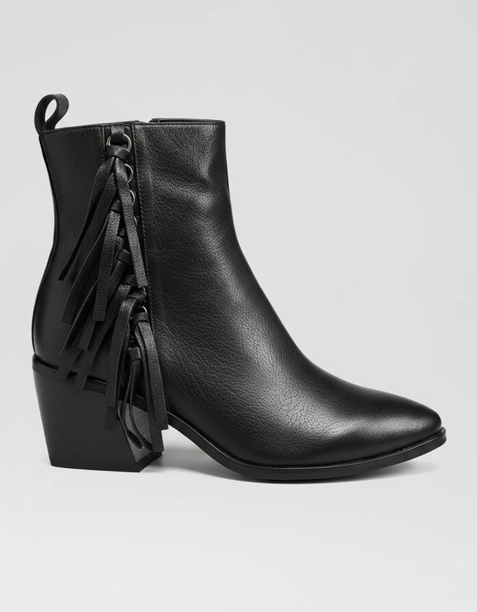 Joday Ankle Boots Black Leather