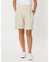 Jersey Waist Linen Short Natural