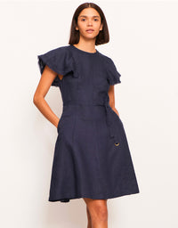 Joss Dress Ink Linen