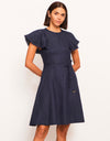 Joss Dress Ink Linen