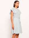 Joss Dress Blue Linen