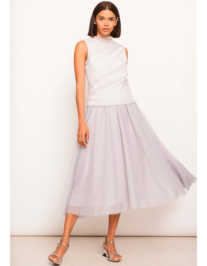 Keel Tulle Skirt Silver