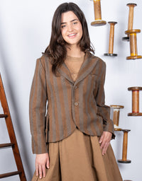 Kona Jacket Tan Stripe