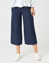 Lara Wide Leg Pant Navy