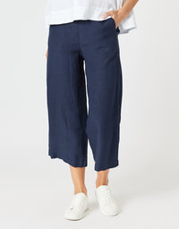 Lara Wide Leg Pant Navy
