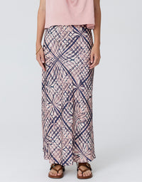Lattice Skirt Pink Check