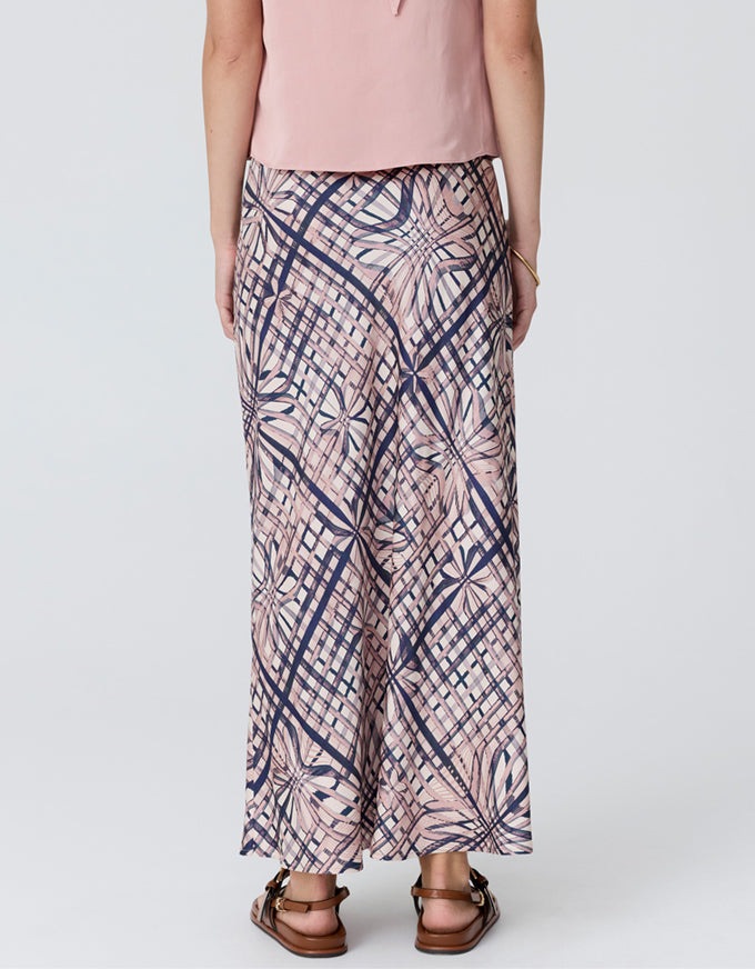 Lattice Skirt Pink Check