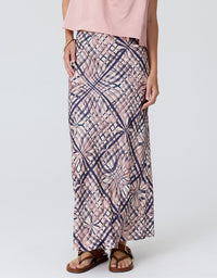 Lattice Skirt Pink Check