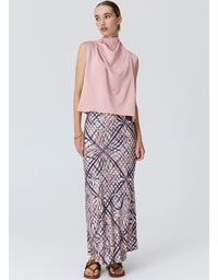 Lattice Skirt Pink Check