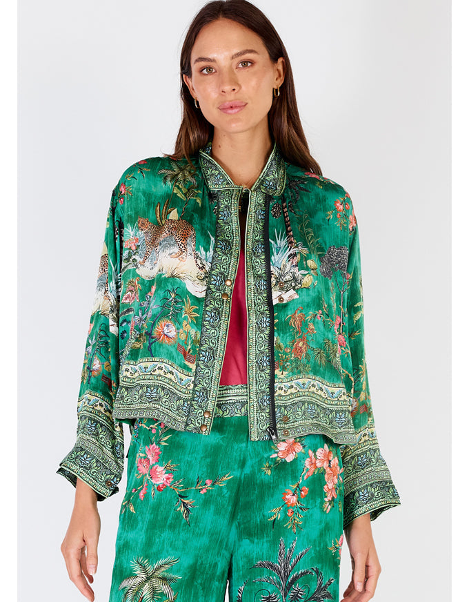 Le Tigre Jacket Green Multi