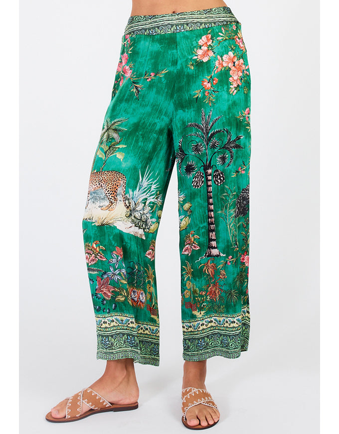 Le Tigre Pant Green Multi