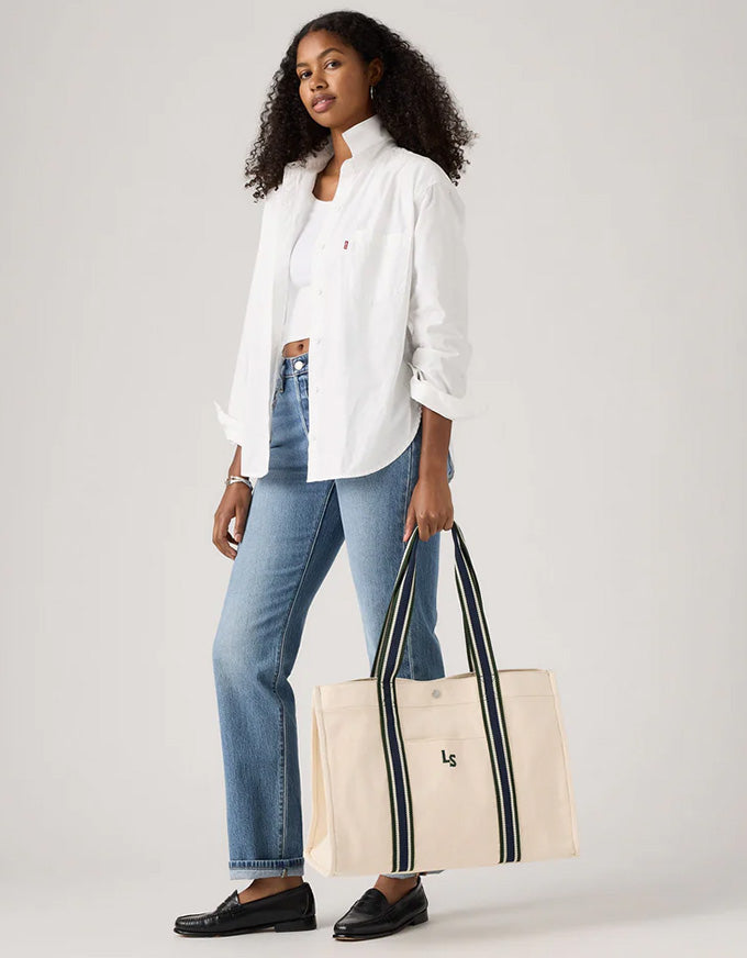 Harlie Boyfriend Shirt White