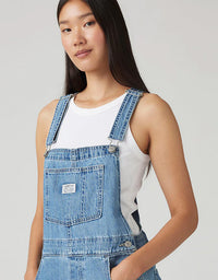 Essential Racer Tank White Rib