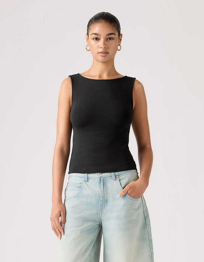 Blair Boatneck Tank Anthracite Night
