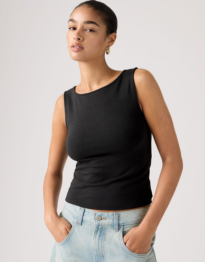Blair Boatneck Tank Anthracite Night