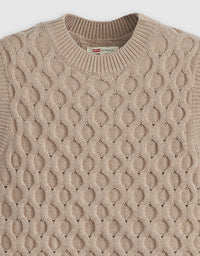 Bluebell Cable Sweater Vest Oatmeal
