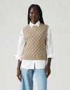 Bluebell Cable Sweater Vest Oatmeal