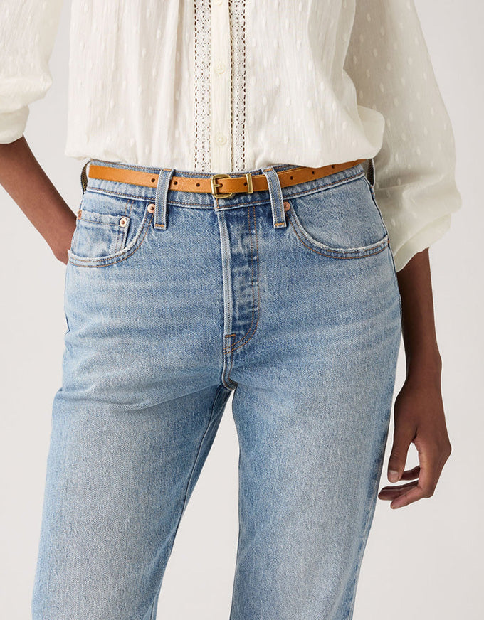 Dillon Narrow Belt Tan