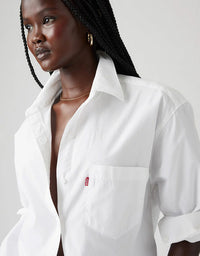 Harlie Boyfriend Shirt Bright White