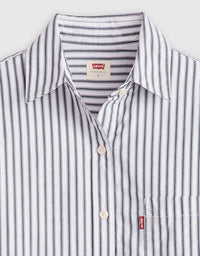 Harlie Boyfriend Shirt Marina Stripe