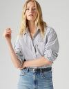 Harlie Boyfriend Shirt Marina Stripe