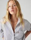 Harlie Boyfriend Shirt Marina Stripe