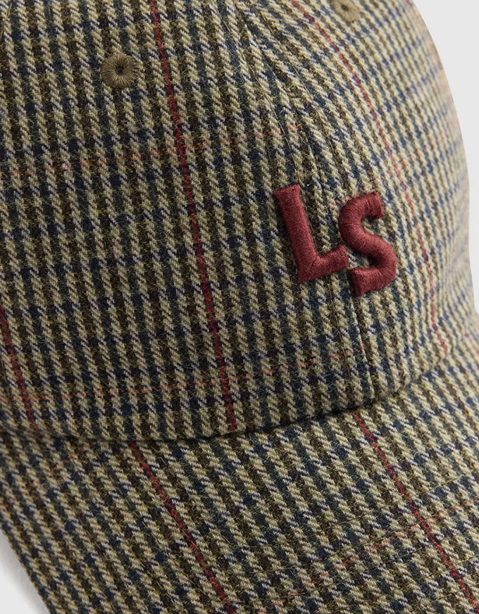LS Monogram Cap Houndstooth