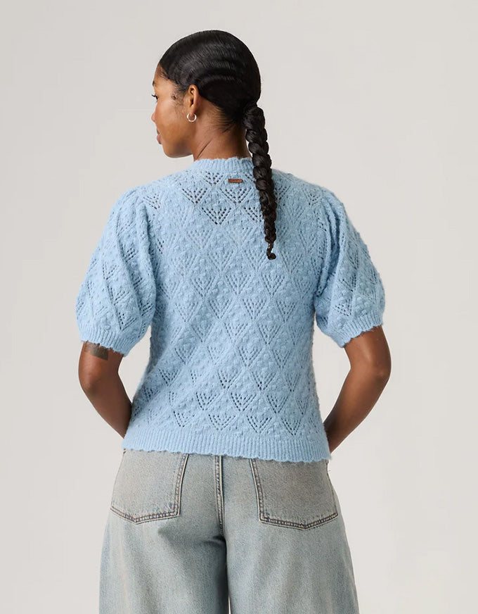 Pauline Pointelle SS Cardi Glacier Lake