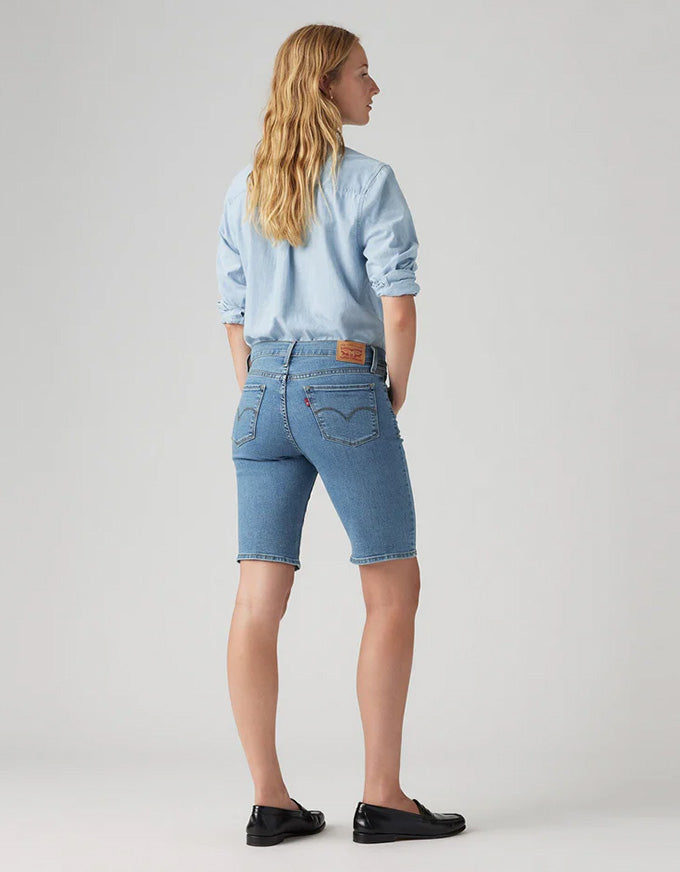 Shaping Bermuda Shorts Camp Denim