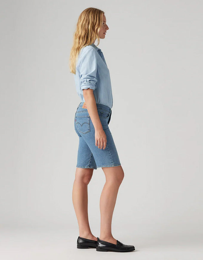 Shaping Bermuda Shorts Camp Denim