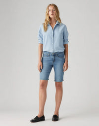 Shaping Bermuda Shorts Camp Denim