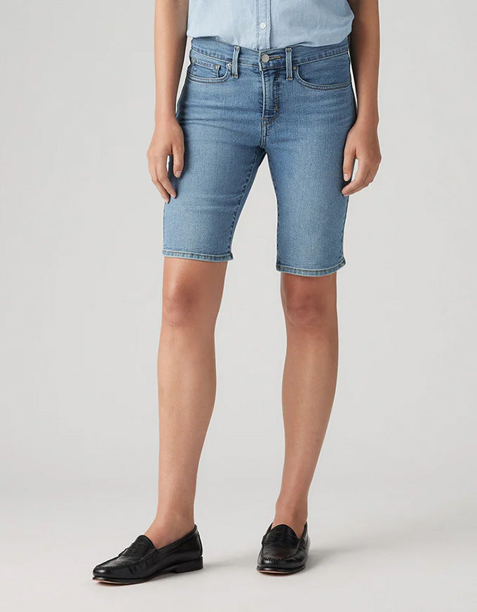 Shaping Bermuda Shorts Camp Denim